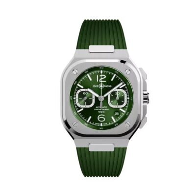 BR 05 Chrono Green Steel