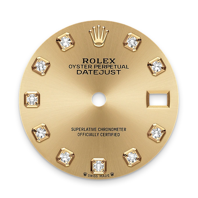 Champagner­farbenes Zifferblatt