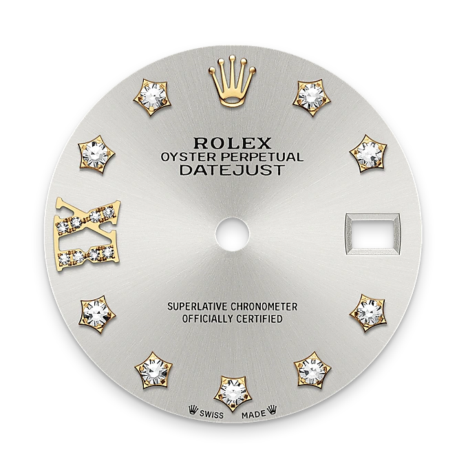 Silbernes Zifferblatt